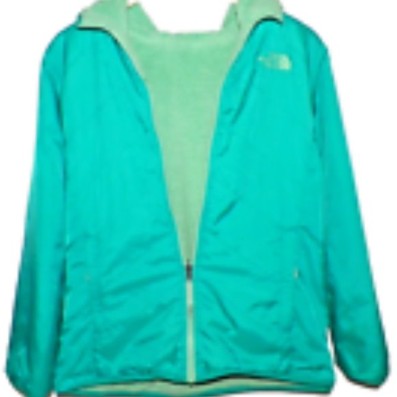 Girl's XL 18 The North Face Perseus Reversible Nylon Sherpa Fleece Jacket - Picture 4 of 15